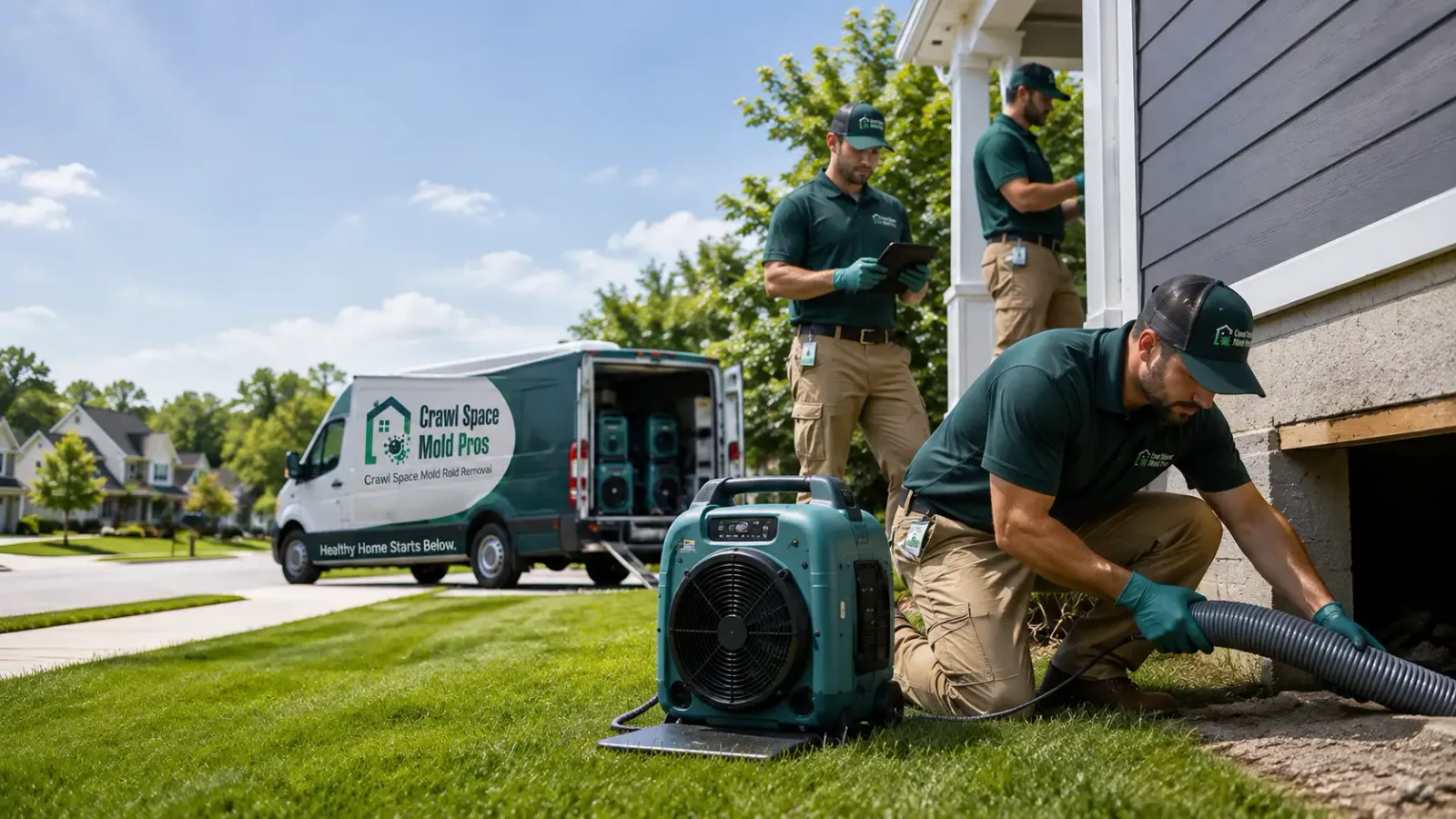 Crawl Space Mold Removal in Topsfield, ME